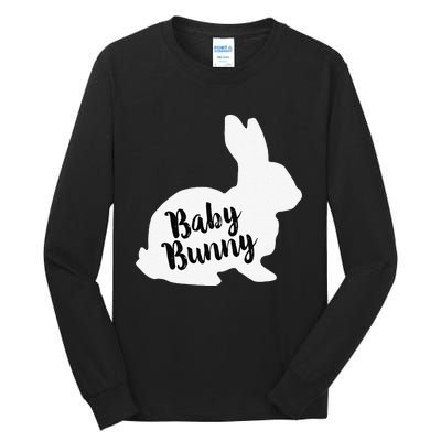 Baby Bunny Easter Family Matching Gift Christmas Tall Long Sleeve T-Shirt