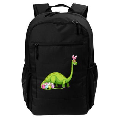 Brontosaurus Bunny Ears Egg Easter Day Dinosaur Dino Gift Backpack