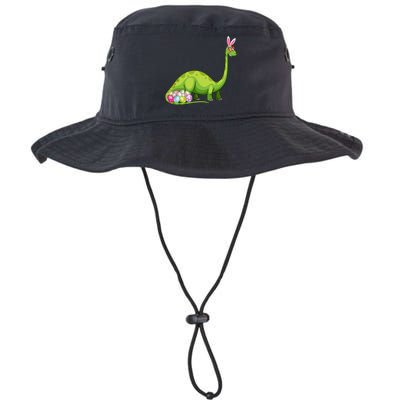 Brontosaurus Bunny Ears Egg Easter Day Dinosaur Dino Gift Bucket Hat