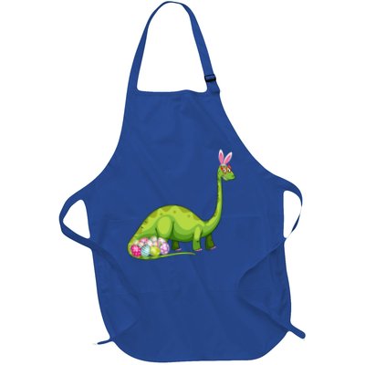 Brontosaurus Bunny Ears Egg Easter Day Dinosaur Dino Gift Apron
