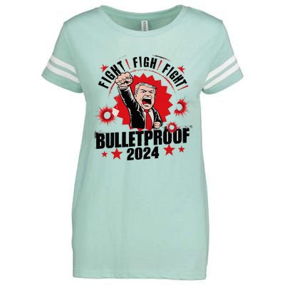 Bulletproof Bloody Ear Bleeding Butler Enza Ladies Jersey Football T-Shirt