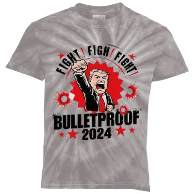 Bulletproof Bloody Ear Bleeding Butler Kids Tie-Dye T-Shirt