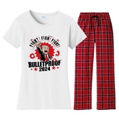 Bulletproof Bloody Ear Bleeding Butler Women's Flannel Pajama Set