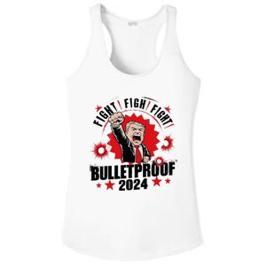 Bulletproof Bloody Ear Bleeding Butler Ladies PosiCharge Competitor Racerback Tank