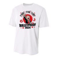 Bulletproof Bloody Ear Bleeding Butler Youth Performance Sprint T-Shirt