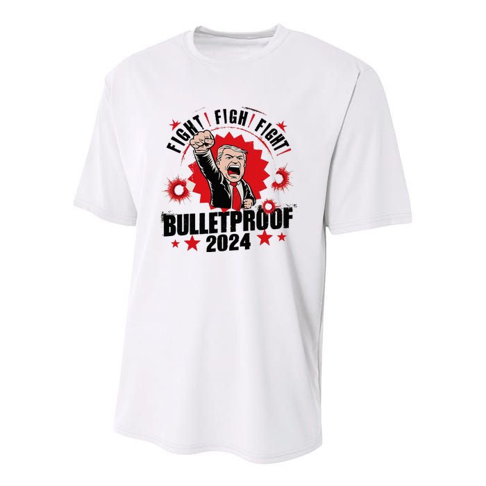 Bulletproof Bloody Ear Bleeding Butler Youth Performance Sprint T-Shirt