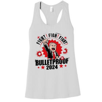 Bulletproof Bloody Ear Bleeding Butler Women's Racerback Tank