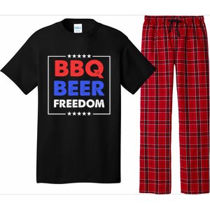 Bbq Beer Freedom Gift Bbq Beer Freedom Cute Gift Pajama Set