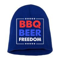 Bbq Beer Freedom Gift Bbq Beer Freedom Cute Gift Short Acrylic Beanie