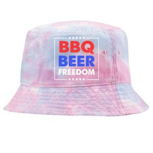 Bbq Beer Freedom Gift Bbq Beer Freedom Cute Gift Tie-Dyed Bucket Hat