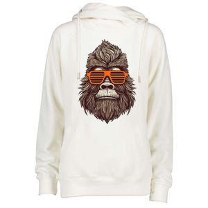 Bigfoot Birthday For Cool Striped Animal Theme Party Womens Funnel Neck Pullover Hood