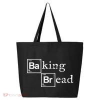Baking Bread funny food bread baker bread maker bread 25L Jumbo Tote