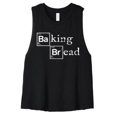 Baking Bread funny food bread baker bread maker bread Women's Racerback Cropped Tank