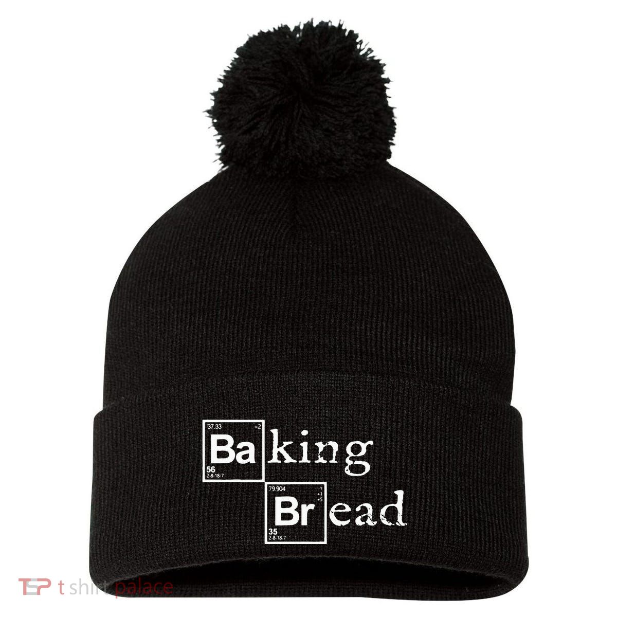 Baking Bread funny food bread baker bread maker bread Pom Pom 12in Knit Beanie