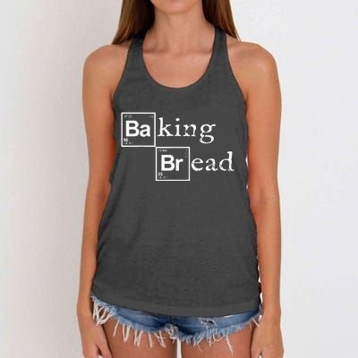 Baking Bread funny food bread baker bread maker bread Women's Knotted Racerback Tank