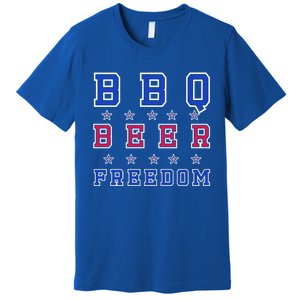 Bbq Beer Freedom Gift Premium T-Shirt