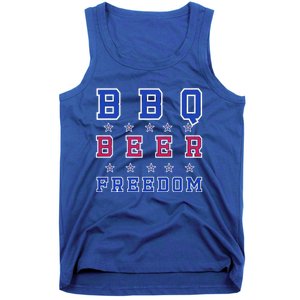 Bbq Beer Freedom Gift Tank Top