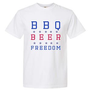 Bbq Beer Freedom Gift Garment-Dyed Heavyweight T-Shirt