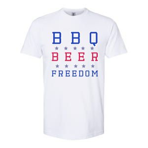 Bbq Beer Freedom Gift Softstyle CVC T-Shirt