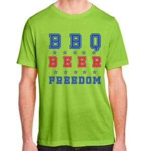 Bbq Beer Freedom Gift Adult ChromaSoft Performance T-Shirt