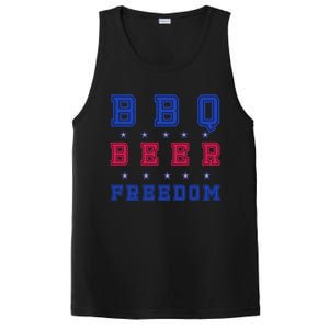 Bbq Beer Freedom Gift PosiCharge Competitor Tank