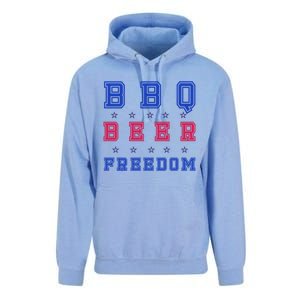 Bbq Beer Freedom Gift Unisex Surf Hoodie