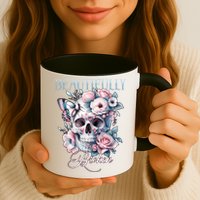 Beautifully Broken Funny Distressed Meme Christian Quote Mug