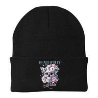 Beautifully Broken Funny Distressed Meme Christian Quote Beanie
