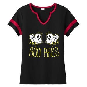 Boo Bees Funny Couples Halloween Costume For Adult Her Ladies Halftime Notch Neck Tee