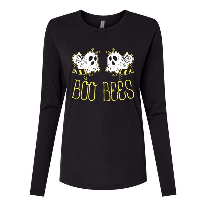 Boo Bees Funny Couples Halloween Costume For Adult Her Womens Cotton Relaxed Long Sleeve T-Shirt