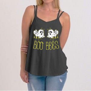 Boo Bees Funny Couples Halloween Costume For Adult Her Women's Strappy Tank