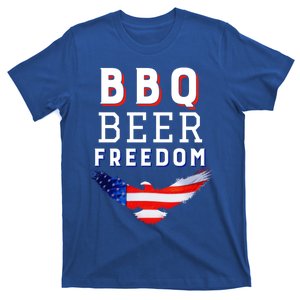 Bbq Beer Freedom 2020 Proud American Usa America Gift T-Shirt