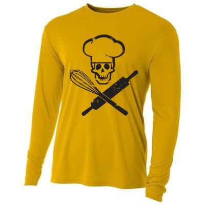 Badass Baker Funny Baking I Love Baking Humor Tee Cooling Performance Long Sleeve Crew