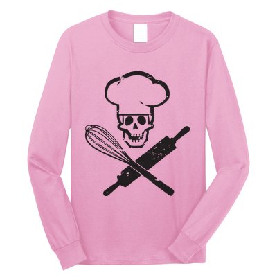 Badass Baker Funny Baking I Love Baking Humor Tee Long Sleeve Shirt