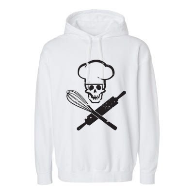 Badass Baker Funny Baking I Love Baking Humor Tee Garment-Dyed Fleece Hoodie