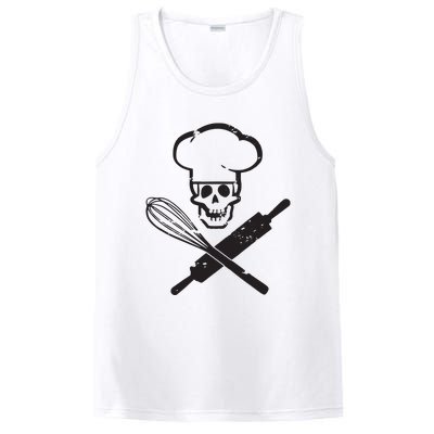 Badass Baker Funny Baking I Love Baking Humor Tee PosiCharge Competitor Tank