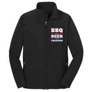 Bbq Beer Freedom 2020 Proud Meaningful Gift Core Soft Shell Jacket