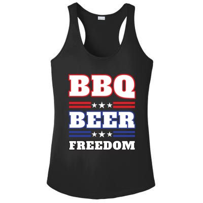 Bbq Beer Freedom 2020 Proud Meaningful Gift Ladies PosiCharge Competitor Racerback Tank