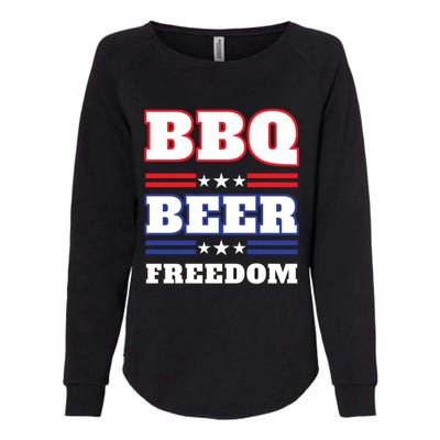 Bbq Beer Freedom 2020 Proud Meaningful Gift Womens California Wash Sweatshirt