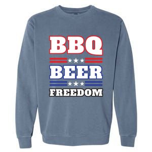 Bbq Beer Freedom 2020 Proud Meaningful Gift Garment-Dyed Sweatshirt