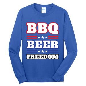 Bbq Beer Freedom 2020 Proud Meaningful Gift Tall Long Sleeve T-Shirt