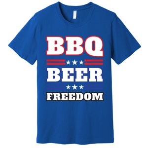 Bbq Beer Freedom 2020 Proud Meaningful Gift Premium T-Shirt