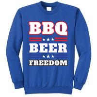 Bbq Beer Freedom 2020 Proud Meaningful Gift Tall Sweatshirt