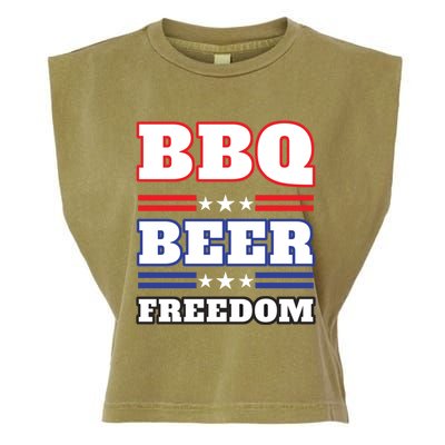 Bbq Beer Freedom 2020 Proud Meaningful Gift Garment-Dyed Women's Muscle Tee