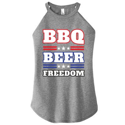 Bbq Beer Freedom 2020 Proud Meaningful Gift Women's Perfect Tri Rocker Tank