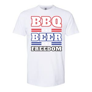 Bbq Beer Freedom 2020 Proud Meaningful Gift Softstyle CVC T-Shirt