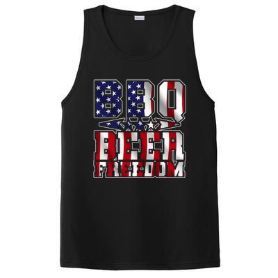 Bbq Beer Freedom Gift PosiCharge Competitor Tank