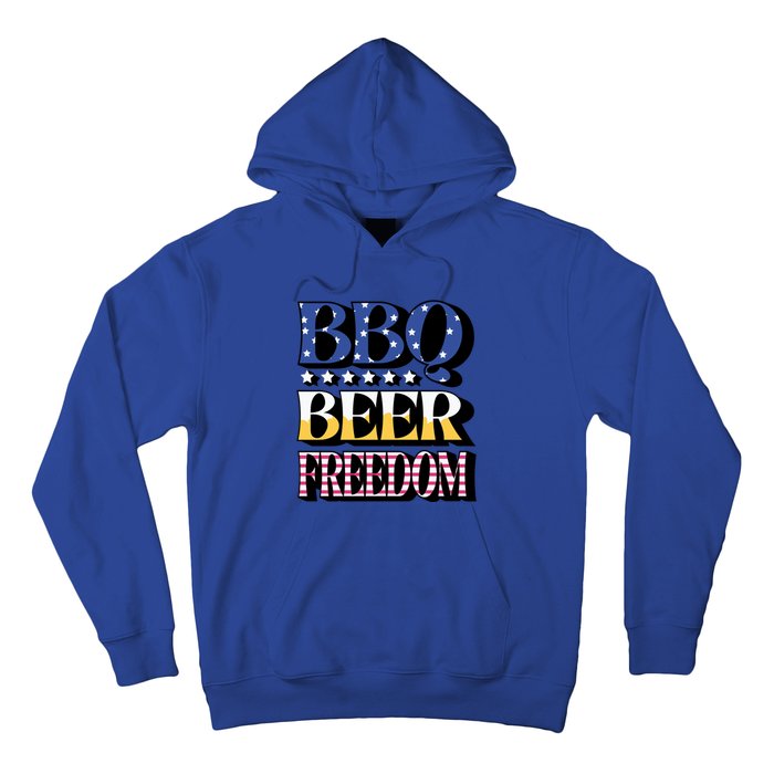 Bbq Beer Freedom 4th Of July America Pariotic Usa Party Gift Hoodie