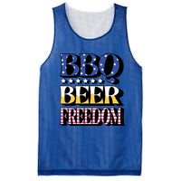 Bbq Beer Freedom 4th Of July America Pariotic Usa Party Gift Mesh Reversible Basketball Jersey Tank