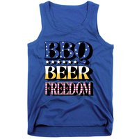 Bbq Beer Freedom 4th Of July America Pariotic Usa Party Gift Tank Top